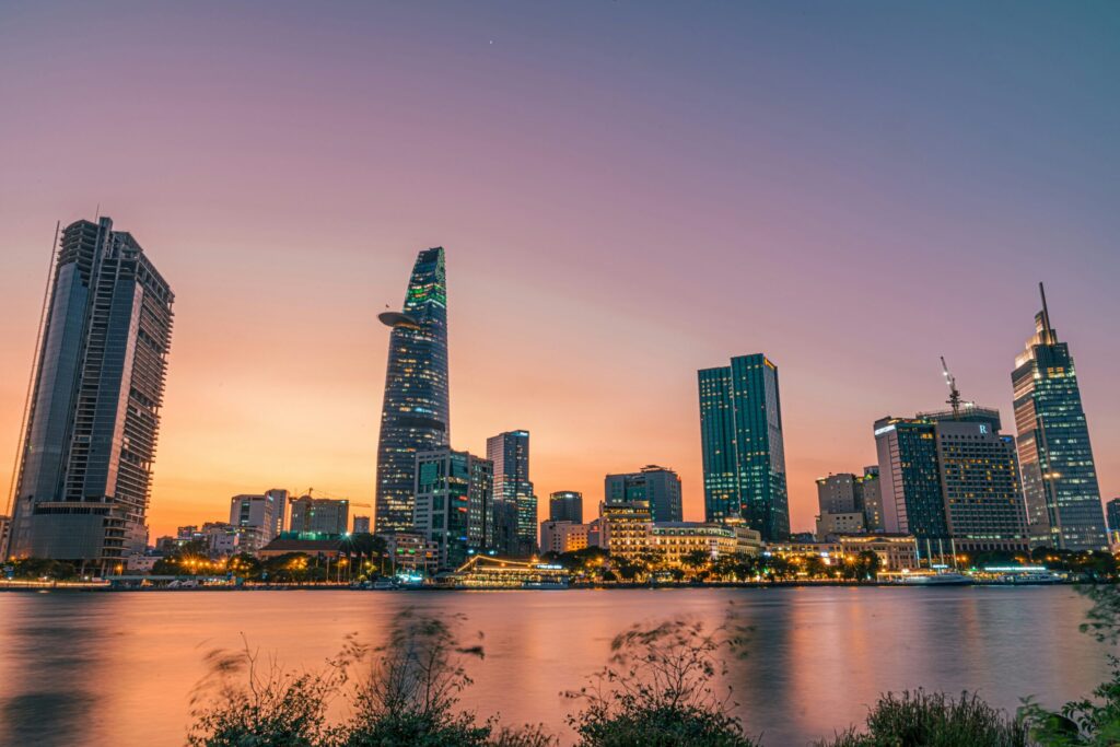 ホーチミン夕景スカイライン
