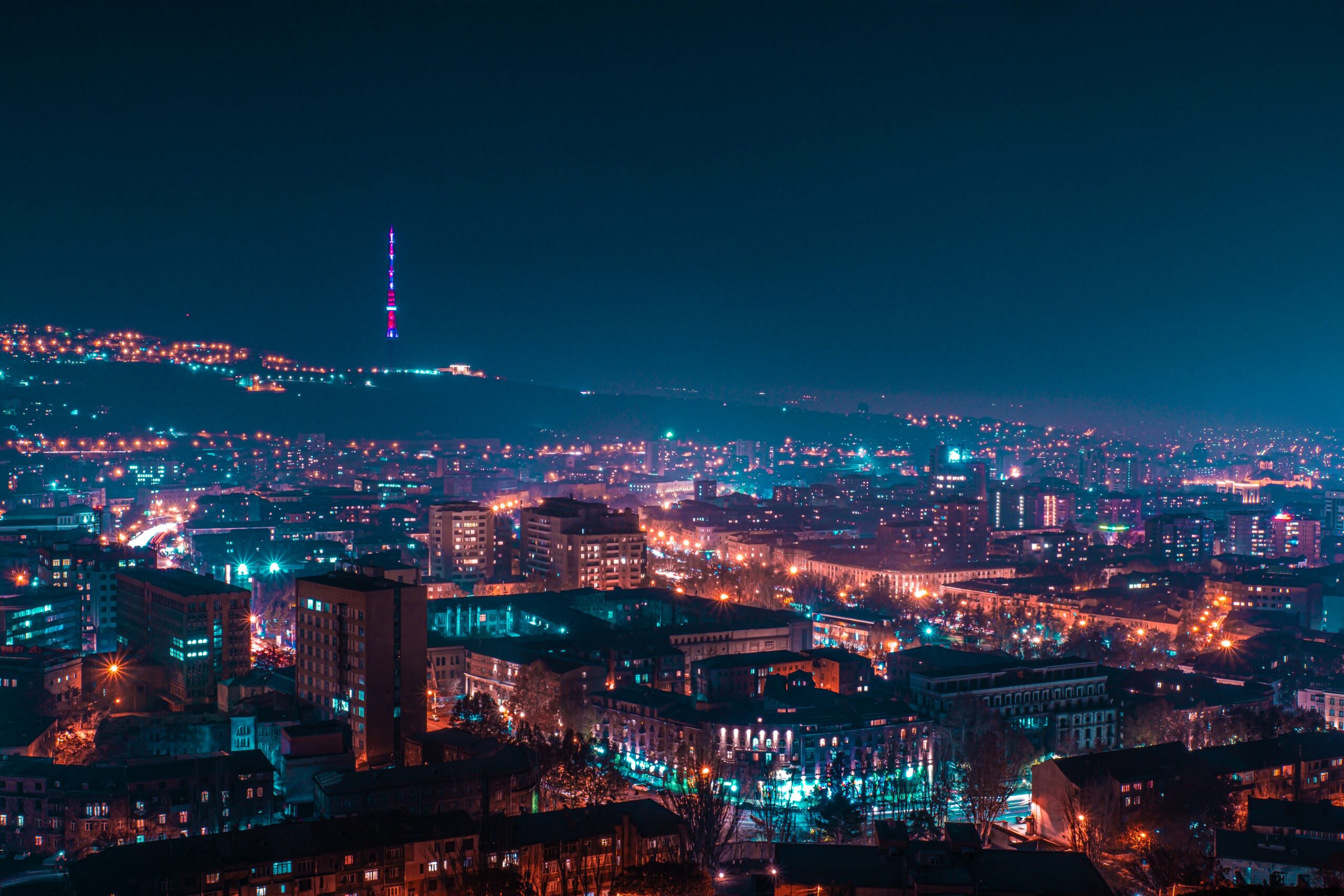 エレバンの夜景